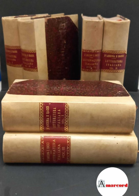 D'Ancona, Alessandro. , and Bacci, Orazio. Manuale della letteratura italiana …