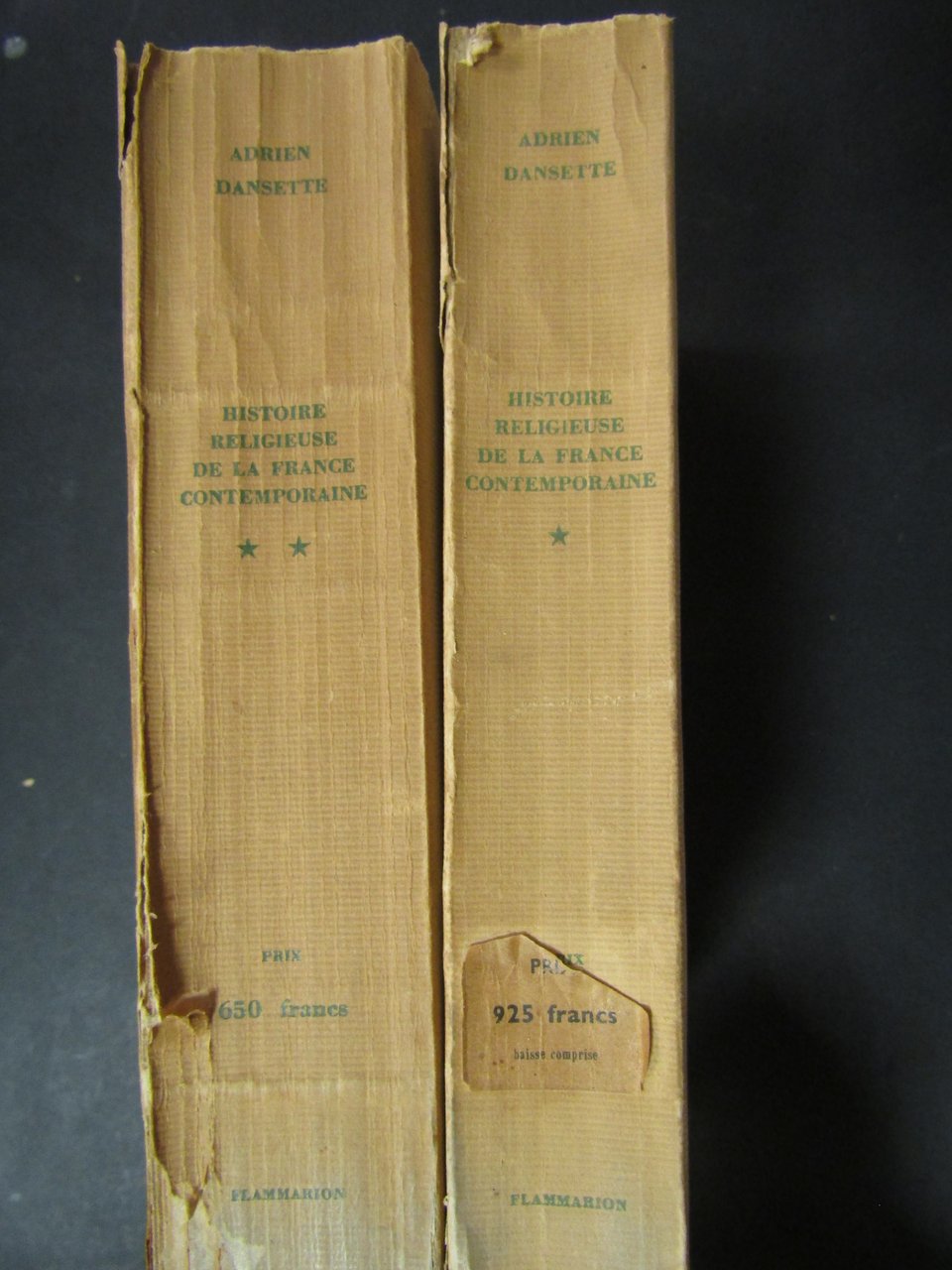 Dansette Adrien. Histoire religieuse de la France contemporaine. Flammarion. 1948. …