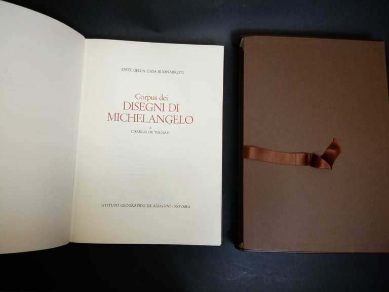 De Tolnay Charles. Corpus dei disegni di Michelangelo . Istituto …
