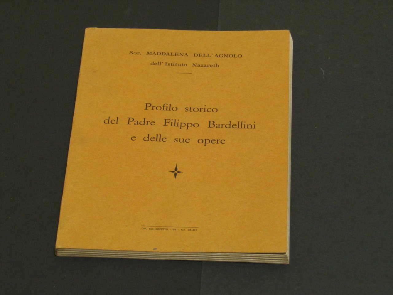 Dell'Agnolo Maddalena. Profilo storico del Padre Filippo Bardellini e delle …