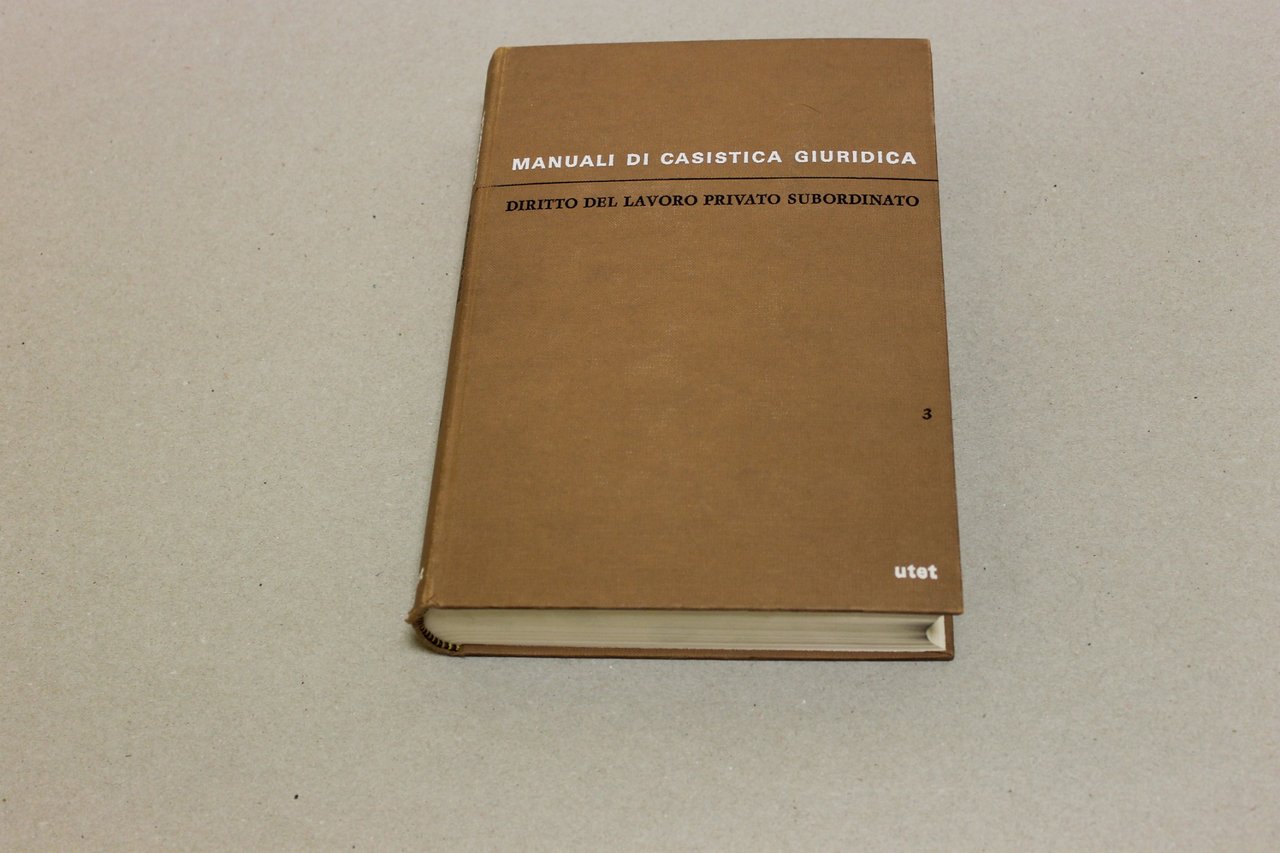 Diritto del lavoro privato subordinato