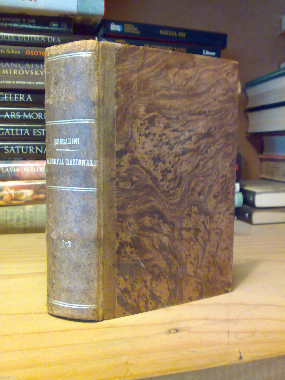 DISCUSSIONI DI FILOSOFIA RAZIONALE opera di Giuseppe Buscarini - 1857