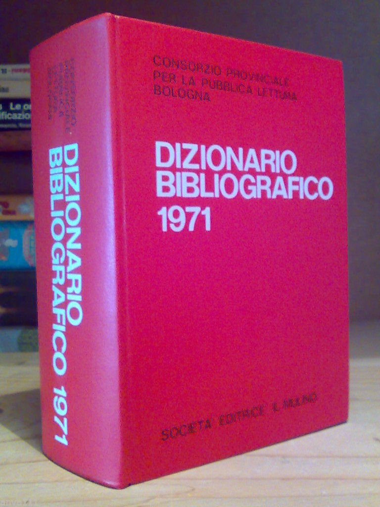 DIZIONARIO BIBLIOGRAFICO 1971