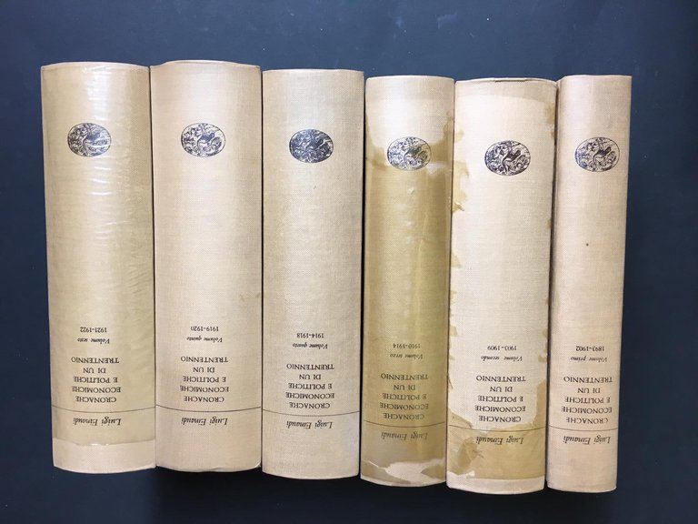 Einaudi Luigi. Cronache economiche e politiche di un trentennio. Einaudi …