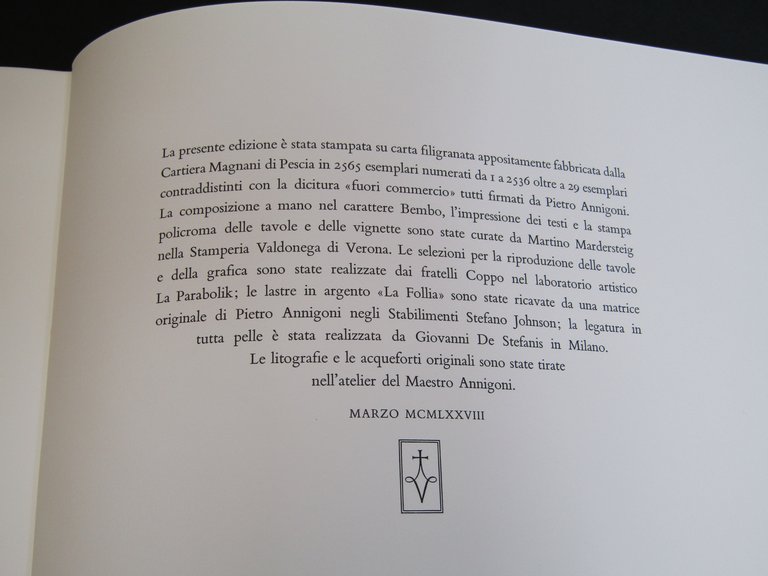 Erasmo da Rotterdam. Elogio della follia. Trentuno tavole di Pietro …