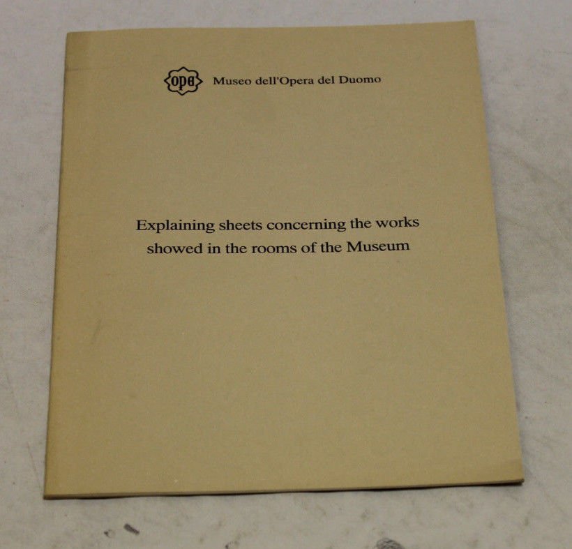 Explaining sheets concerning the works showed in the rooms of … | Immagine principale