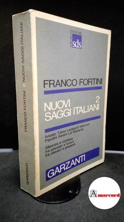 Fortini, Franco. Saggi italiani 1 e Nuovi saggi italiani 2 … | Immagine Gallery 4