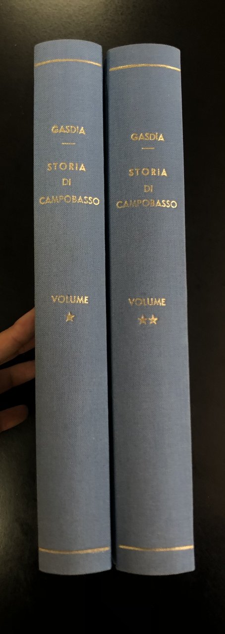 Gasdia Vincenzo Eduardo. Storia di Campobasso. Ghidini e Fiorini 1960. …