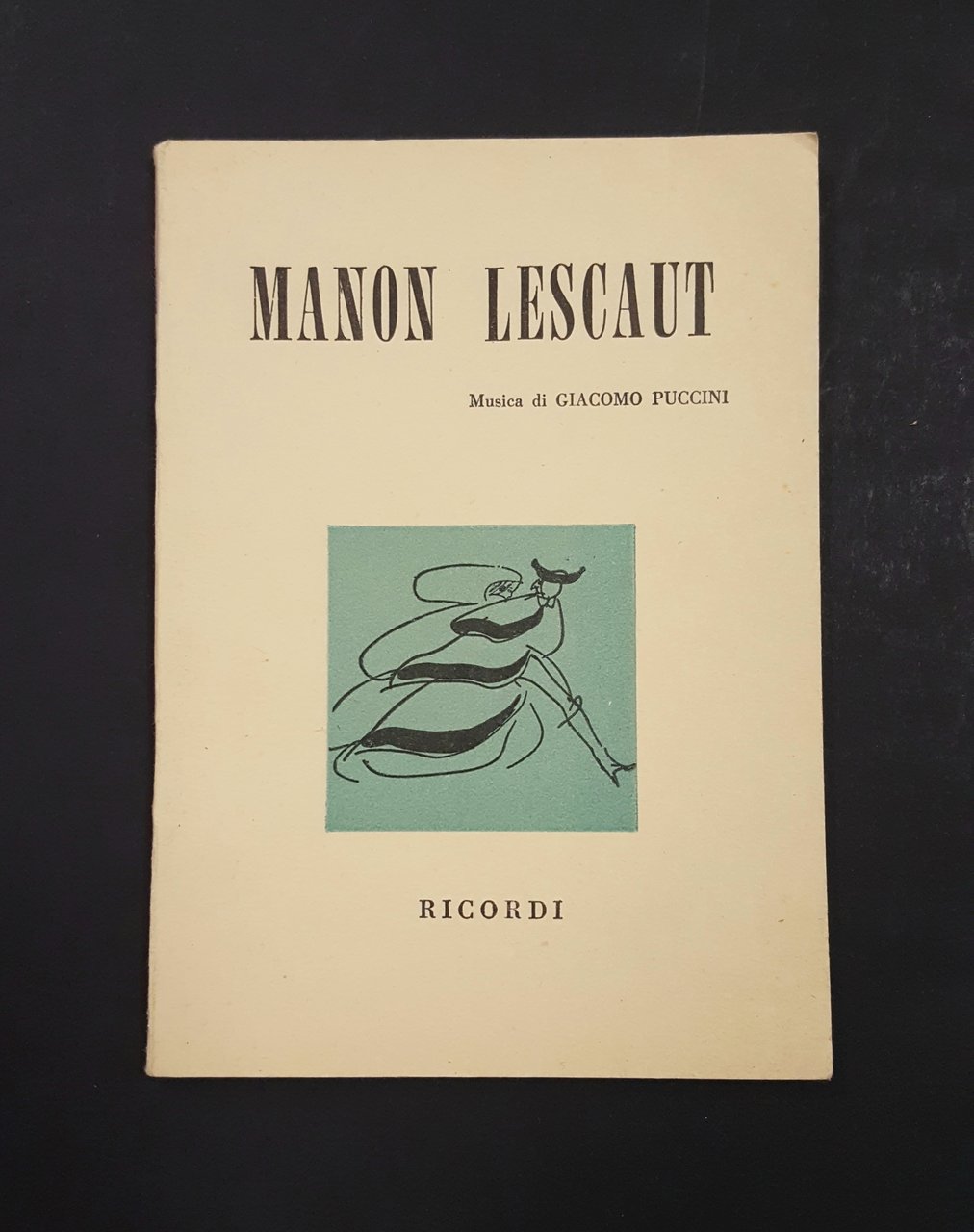 Giacomo Puccini (musica). Manon Lescaut. G. Ricordi &amp; C. 1957 | Immagine principale