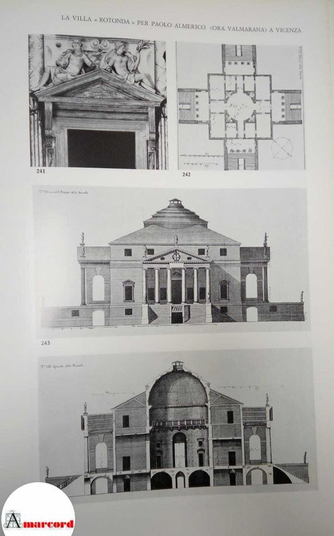 Giangiorgio Zorzi. Palladio opera completa in 4 volumi. Neri Pozza