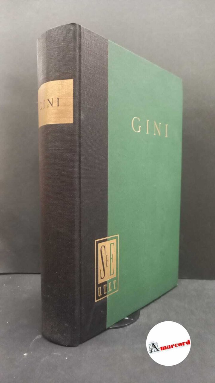 Gini Corrado, Patologia economica, Utet, 1954. | Immagine principale