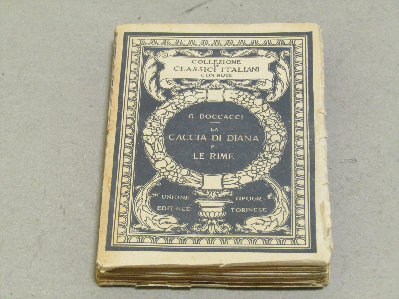 Giovanni Boccaccio. La caccia di Diana e le rime. UTET …