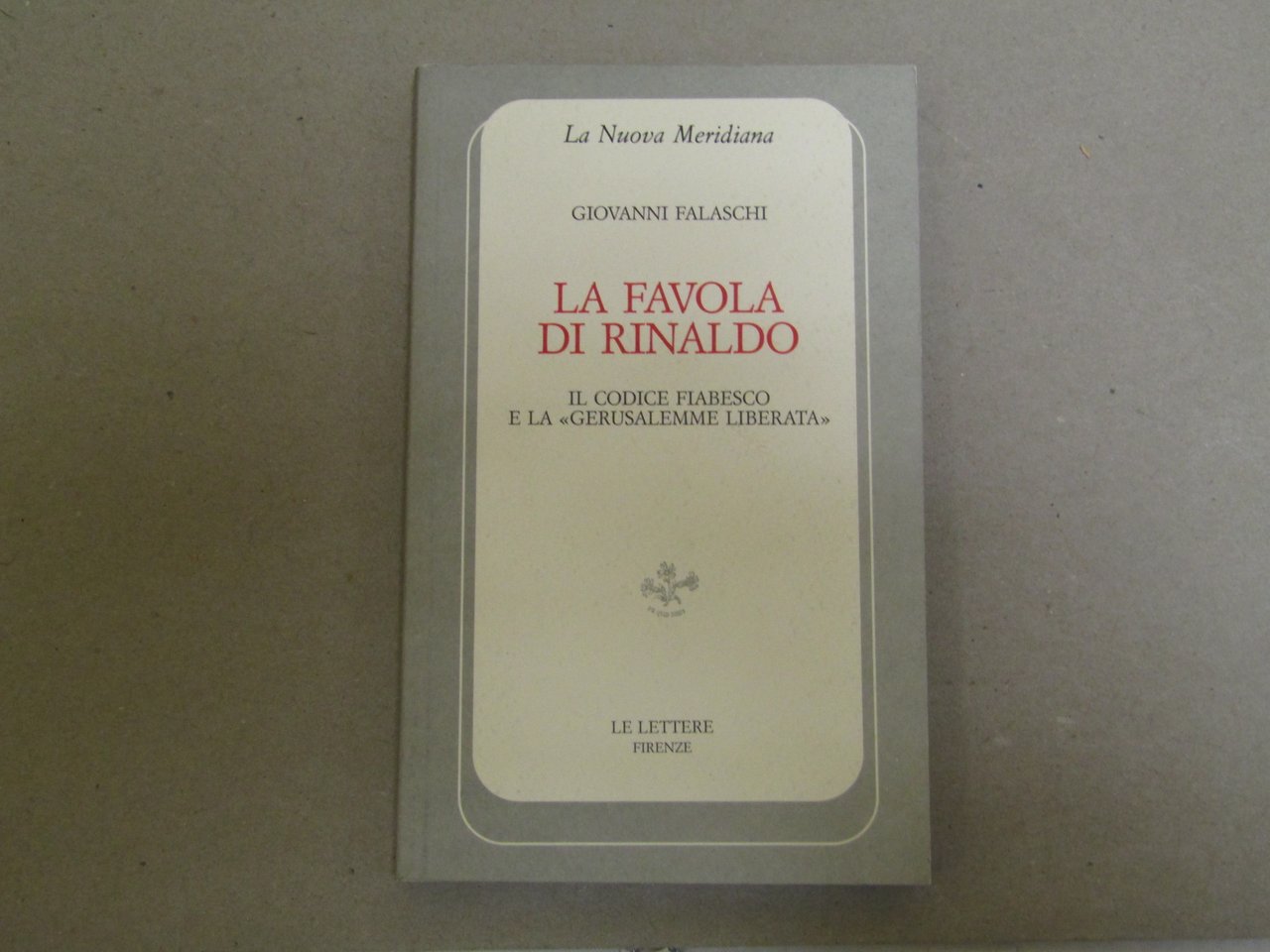 Giovanni Falaschi. La favola di Rinaldo | Immagine principale