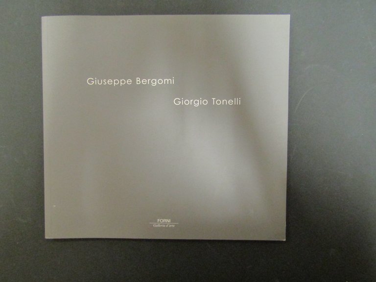 Giuseppe Bergomi e Giorgio Tonelli. a cura di Mattarella Lea e Di Capua Marco. Galleria d'arte Forni. 2005