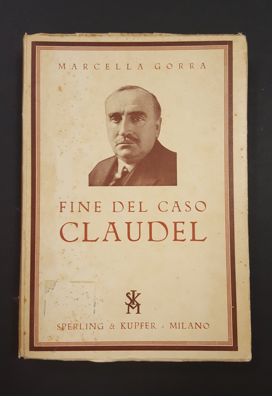 Gorra Marcella. Fine del caso Claudel. Sperling &amp; Kupfer. 1936