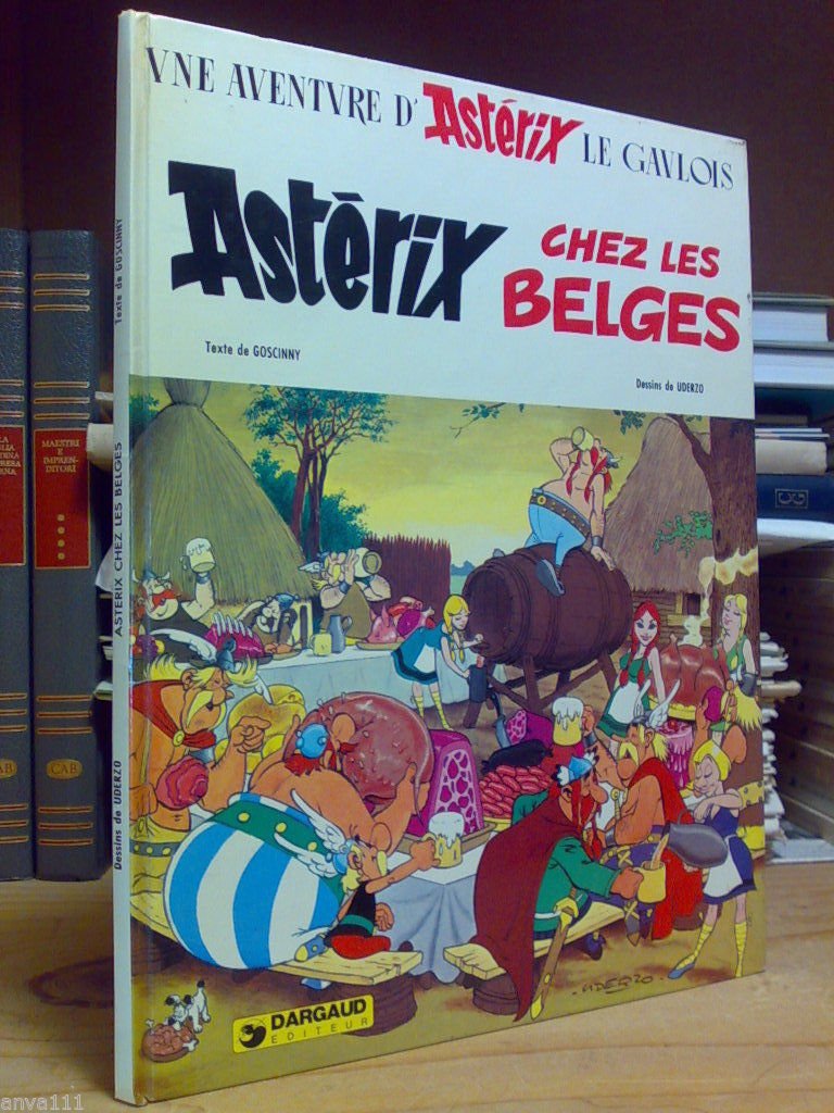 Goscinny. ASTÈRIX CHEZ LES BELGES.Dargaud Editeur. 1979