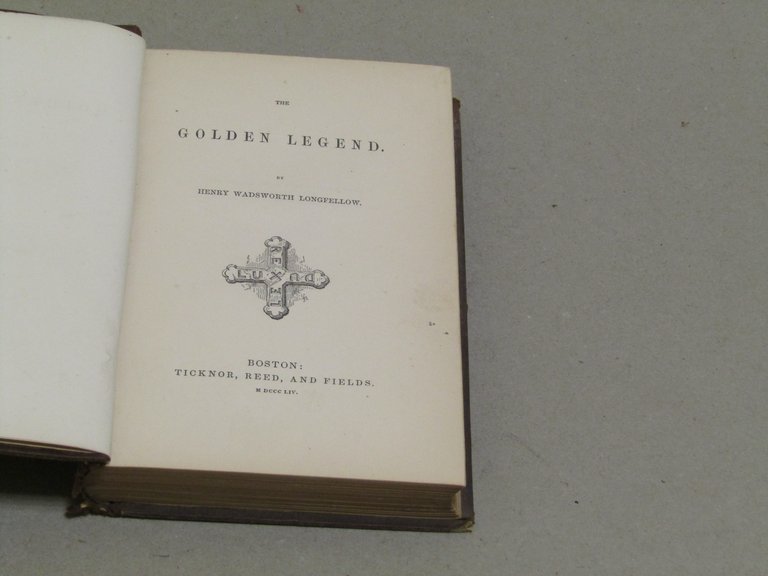 Henry Wadsworth Longfellow. The golden legend