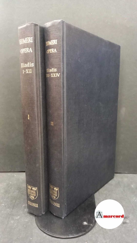 Homerus. , and Allen, Thomas William. , Monro, David Binning. …