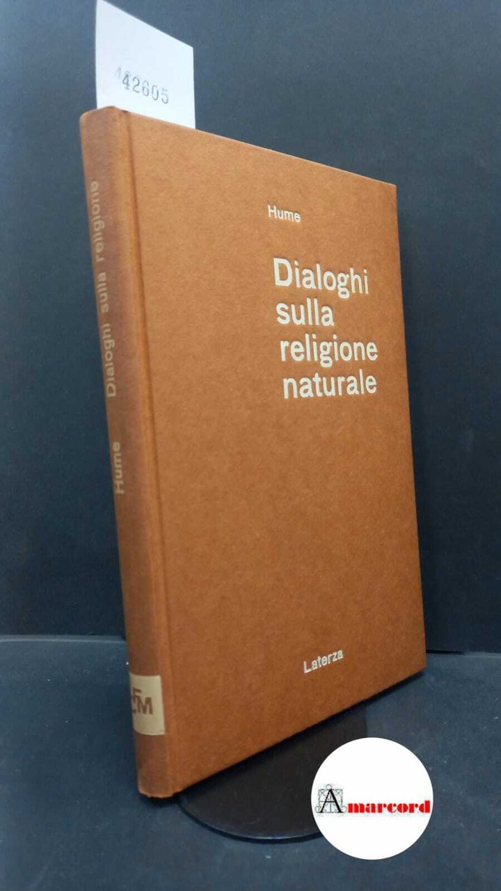 Hume, David. , and Dal Pra, Mario. Dialoghi sulla religione …