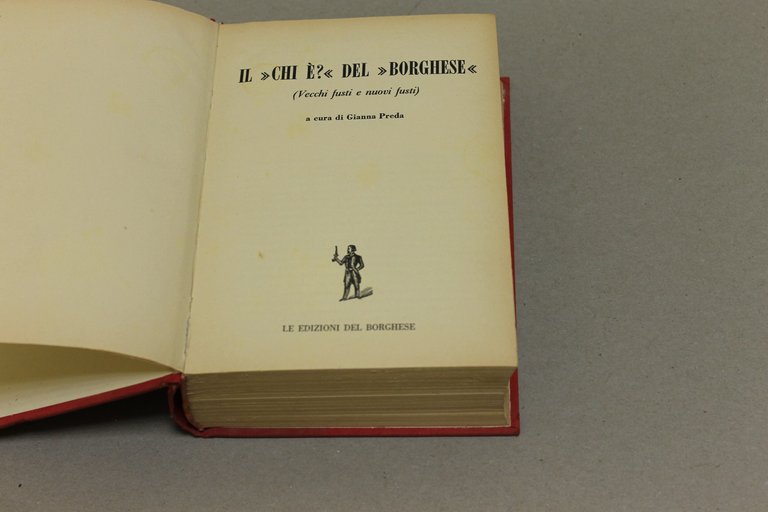 Il "chi è?" del "borghese"