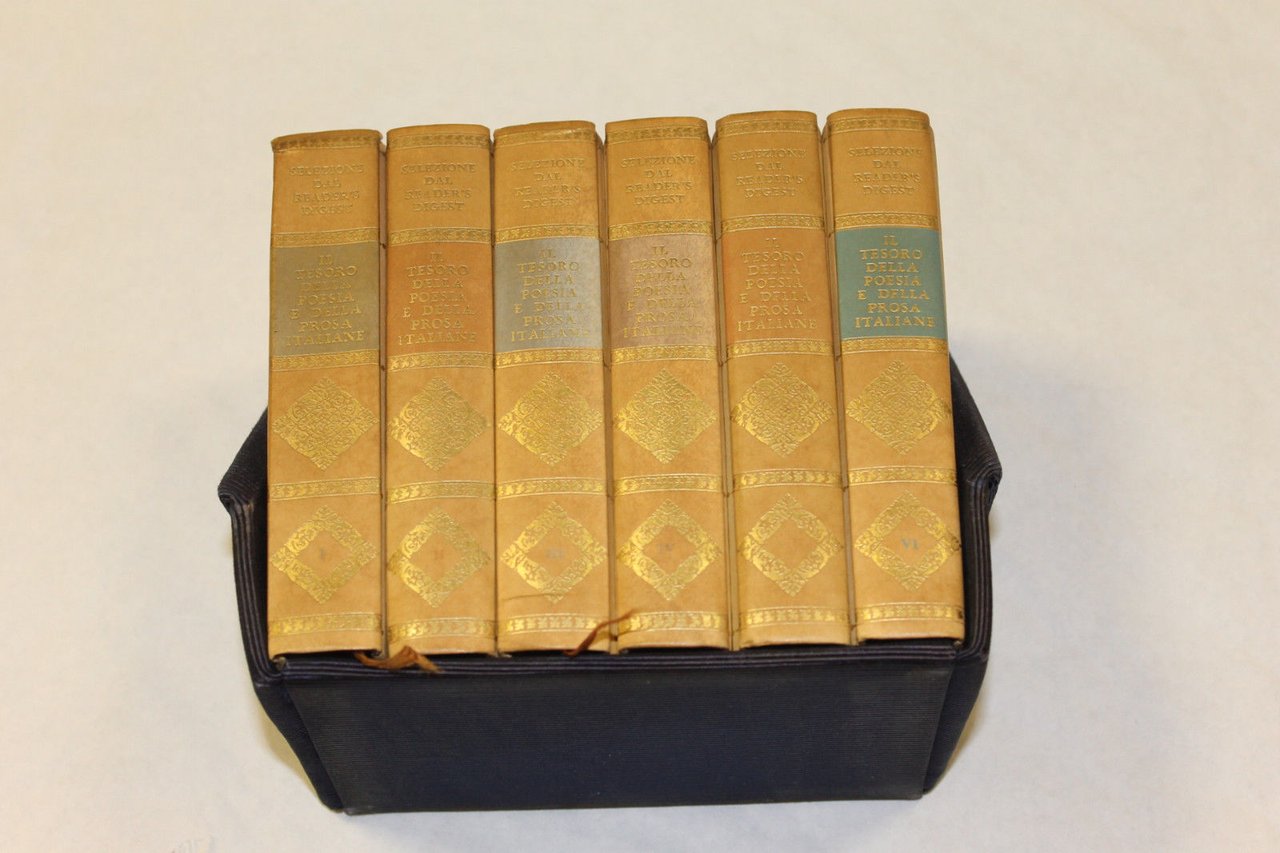Il tesoro della poesia e della prosa italiane 6 VOLL