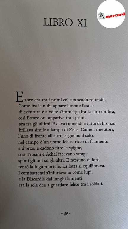 Iliade. Episodi scelti e tradotti da Salvatore Quasimodo; illustrati con … | Immagine Gallery 3