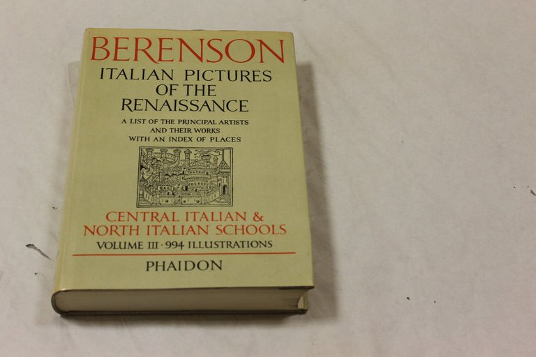 Italian pictures of the Renaissance. Central italian &amp; north italian …