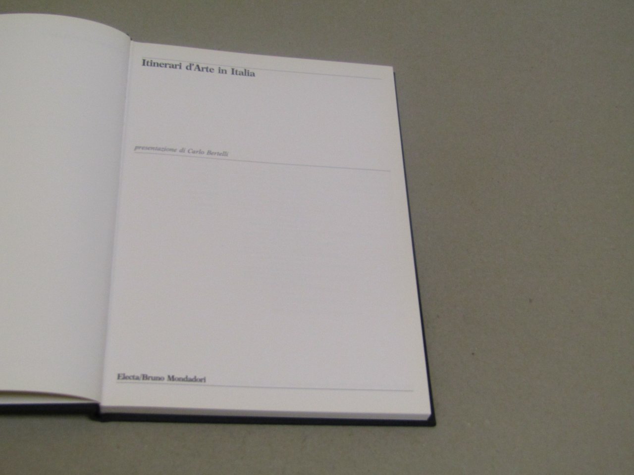 Itinerari d'Arte in Italia - ELECTA- 1987 | Immagine principale