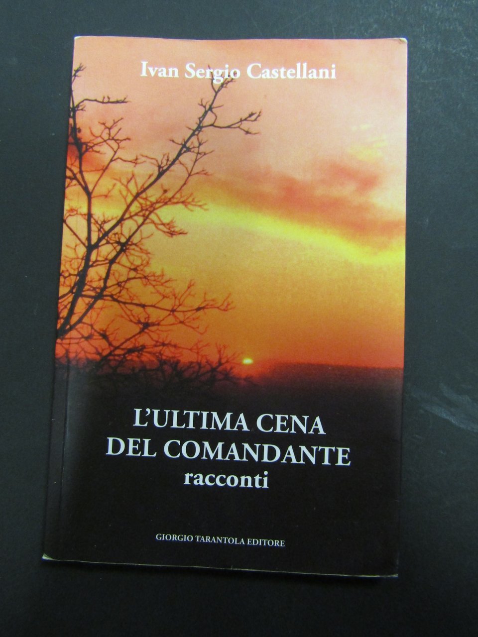 Ivan Sergio Castellani. L'ultima cena del comandante. racconti. Giorgio Tarantola …