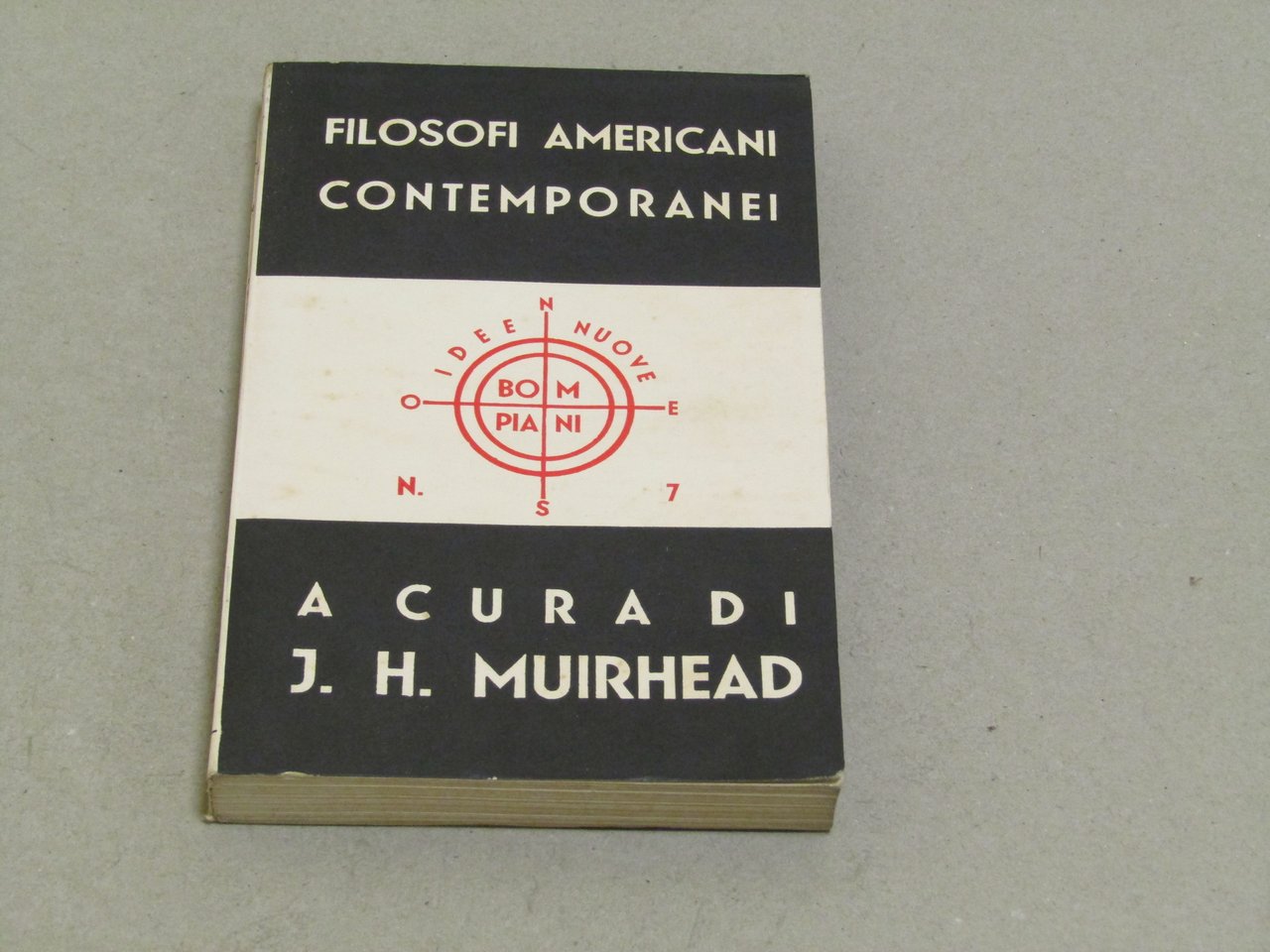 J. H. Muirhead (a cura di). Filosofi americani contemporanei