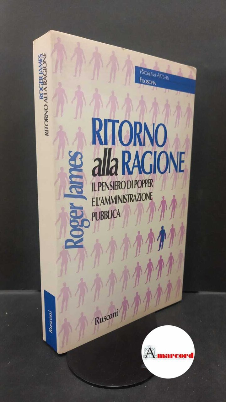 James, Roger. , and Antiseri, Dario. , Hagge, Marco. Ritorno … | Immagine principale