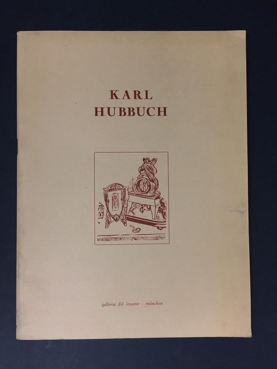 Karl Hubbuch. Galleria del levante. 1971