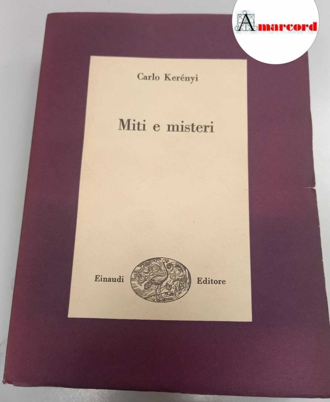 Kereny K., Miti e misteri, Einaudi, 1950.