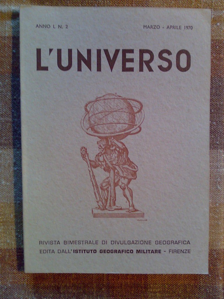L' UNIVERSO - marzo - aprile 1970