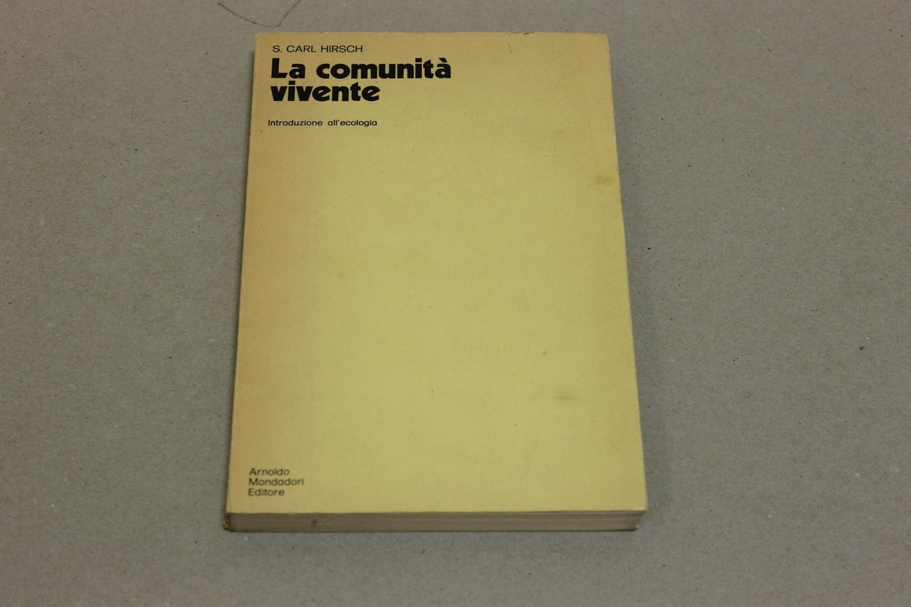 La comunità vivente. Introduzione all'ecologia | Immagine principale
