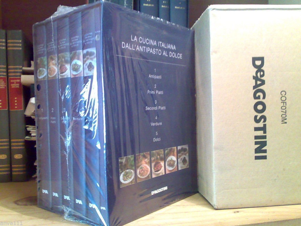 LA CUCINA ITALIANA DALL' ANTIPASTO AL DOLCE - 6 voll. …