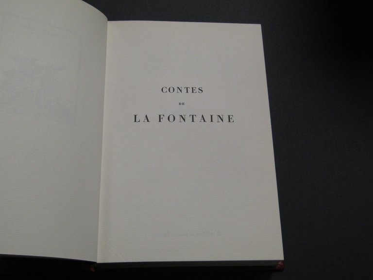La Fontaine. Contes e Fables. Chez Jean De Bonnot. 1969 …