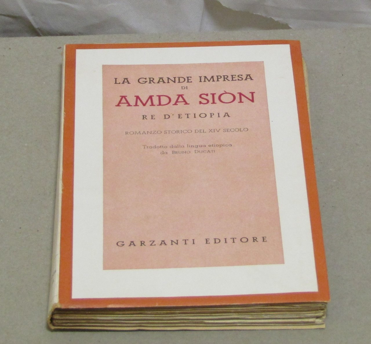 LA GRANDE IMPRESA DI AMDA SION (romanzo storico del XIV …