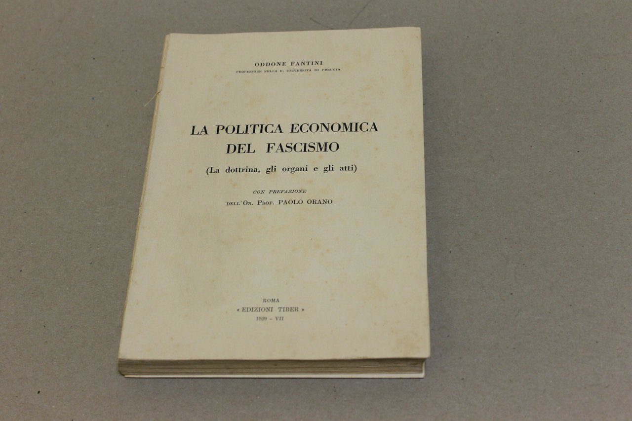 La politica economica del fascismo