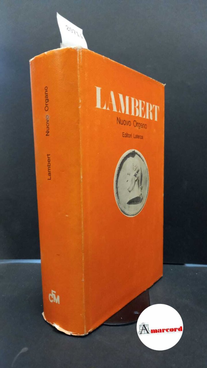Lambert, Johann Heinrich. , and Ciafardone, Raffaele. Nuovo organo Roma …