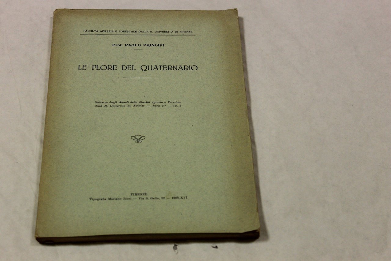 Le flore del quaternario