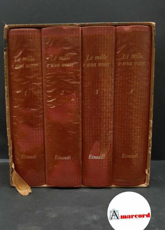 Le mille e una notte (4 voll.), Einaudi, 1958. Millenni