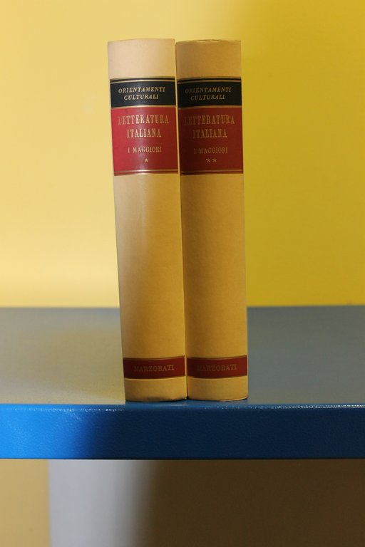 Letteratura italiana - I Maggiori - 2 volumi