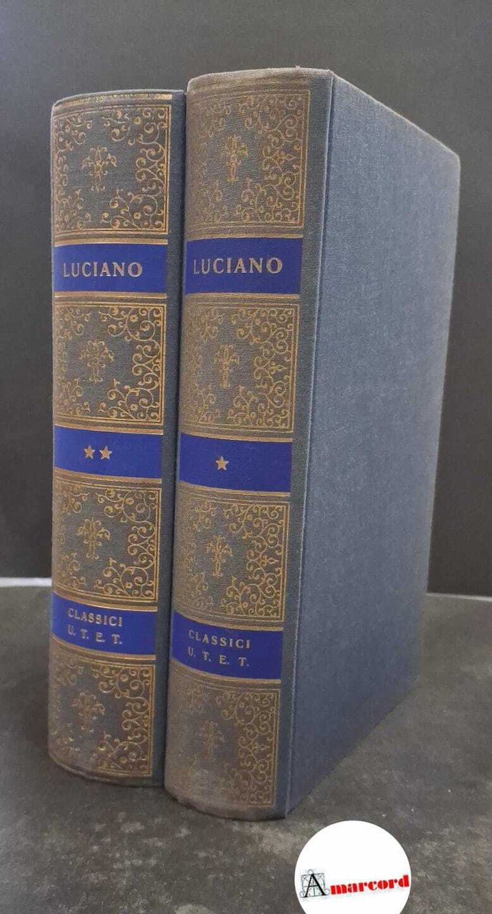 Luciano, Dialoghi (volume 1 e 2) Utet