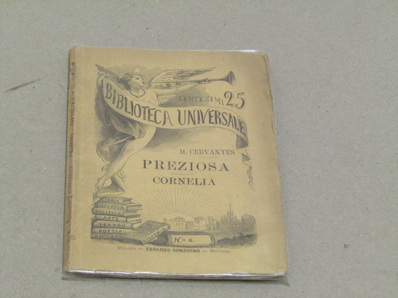 M. Cervantes. Preziosa e Cornelia