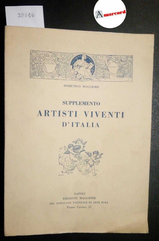 Maggiore Domenico, Supplemento. Artisti viventi d'Italia, Maggiore, 1956