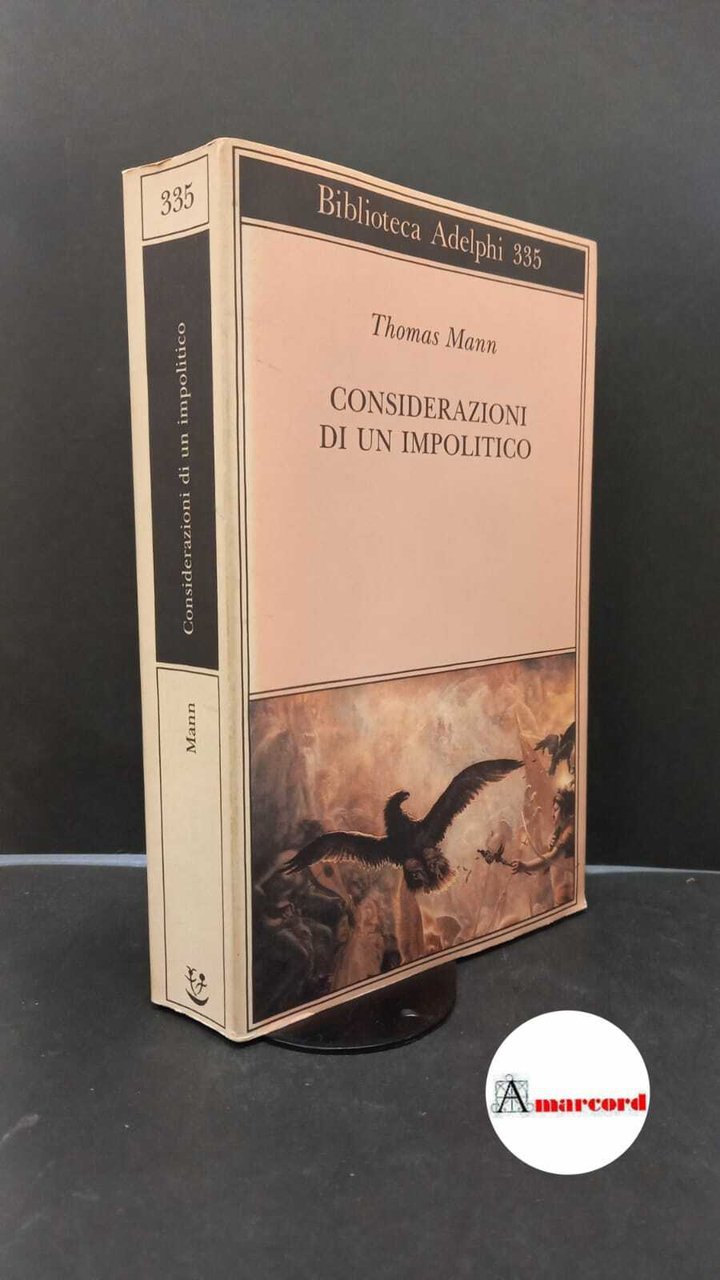 Mann, Thomas. , and Marianelli, Marianello. , Ingenmey, Marlis. Considerazioni …