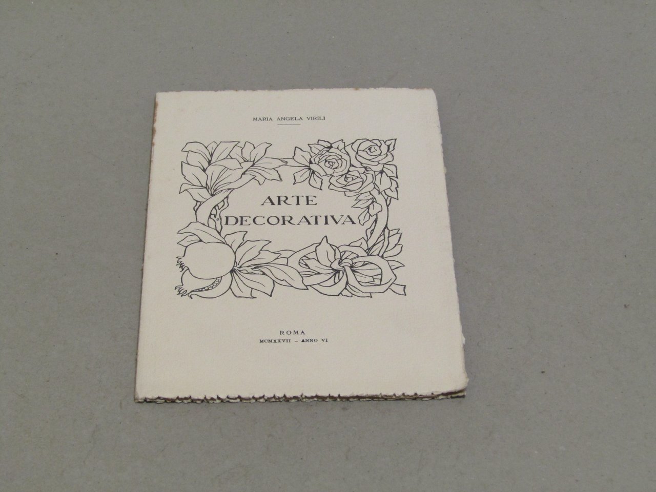 Maria Angela Virili. Arte decorativa