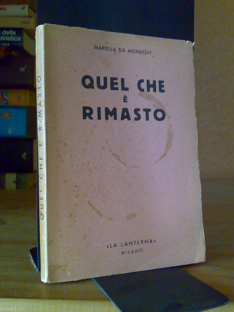 Mariella Da Mondovì - QUEL CHE E' RIMASTO - 1953 | Immagine principale
