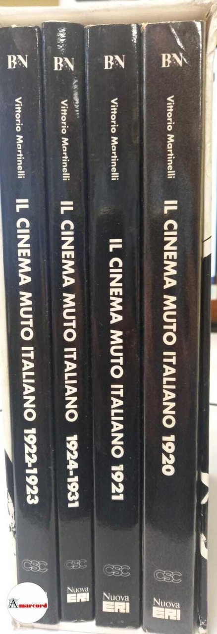 Martinelli Vittorio, Il cinema muto italiano 1920-1931 (4 voll. in …